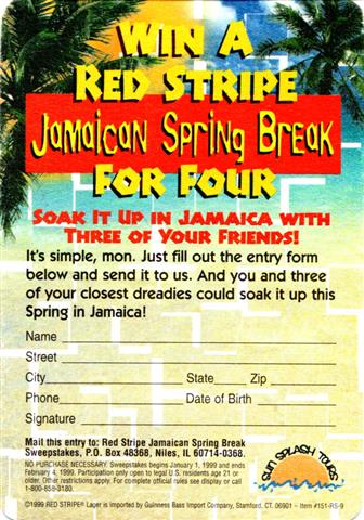 kingston su-ja desnoes red stripe recht 2b (255-win a red)